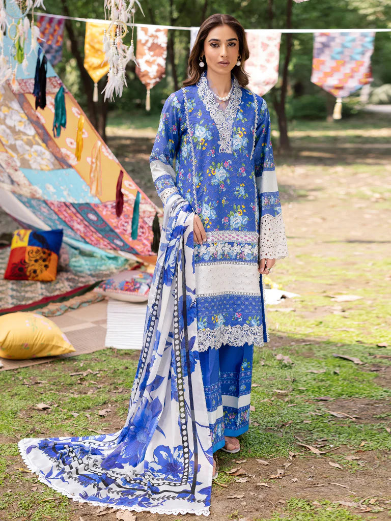 Rajbari | Schiffli Printkari Exclusive Lawn