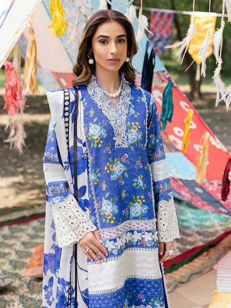 Rajbari | Schiffli Printkari Exclusive Lawn