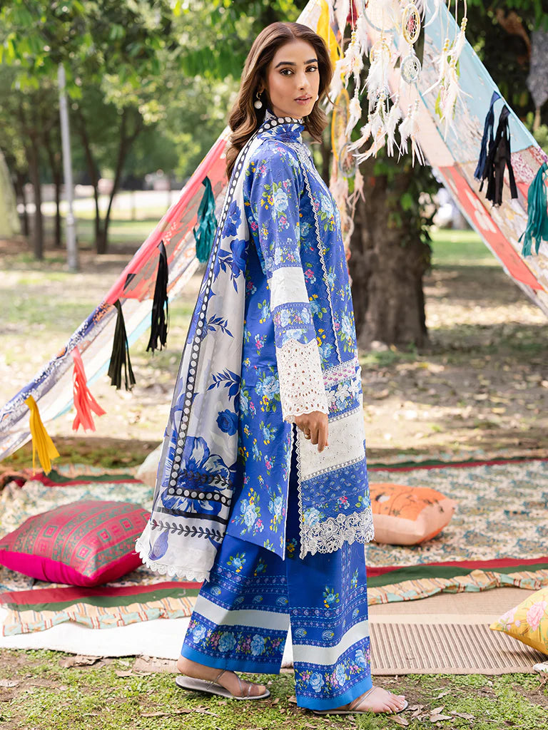 Rajbari | Schiffli Printkari Exclusive Lawn
