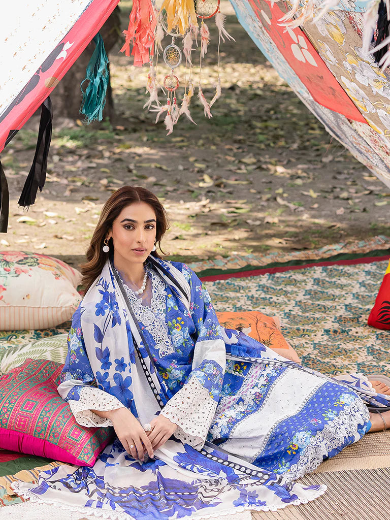 Rajbari | Schiffli Printkari Exclusive Lawn