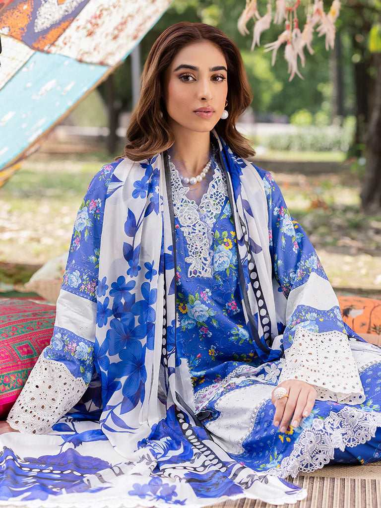 Rajbari | Schiffli Printkari Exclusive Lawn