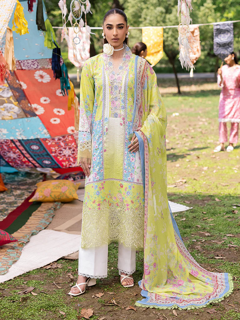 Rajbari | Schiffli Printkari Exclusive Lawn