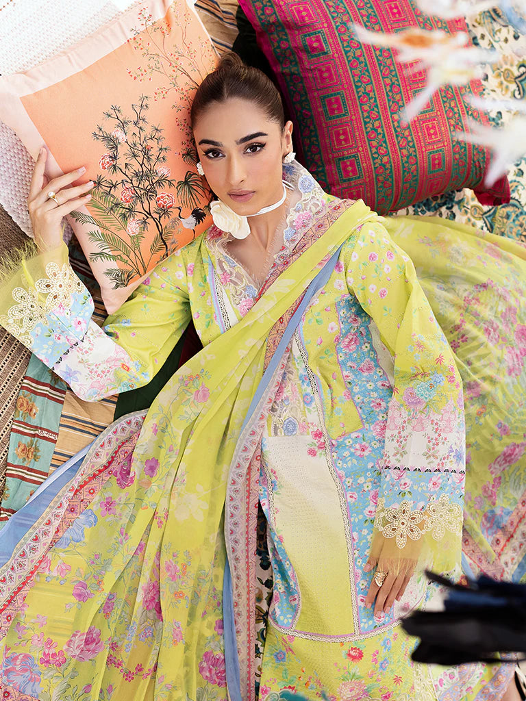 Rajbari | Schiffli Printkari Exclusive Lawn