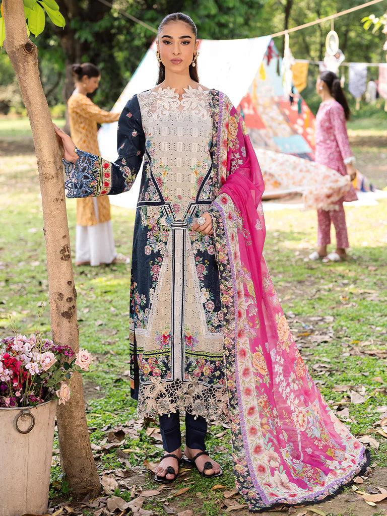 Rajbari | Schiffli Printkari Exclusive Lawn