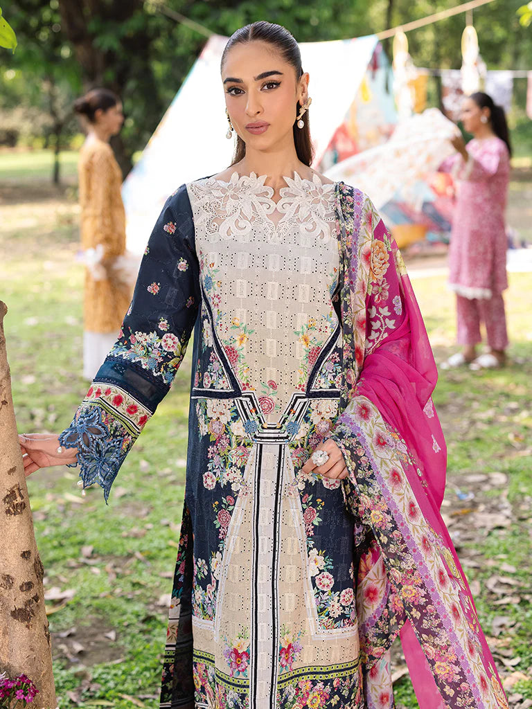 Rajbari | Schiffli Printkari Exclusive Lawn