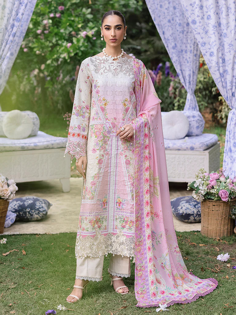 Rajbari | Schiffli Printkari Exclusive Lawn