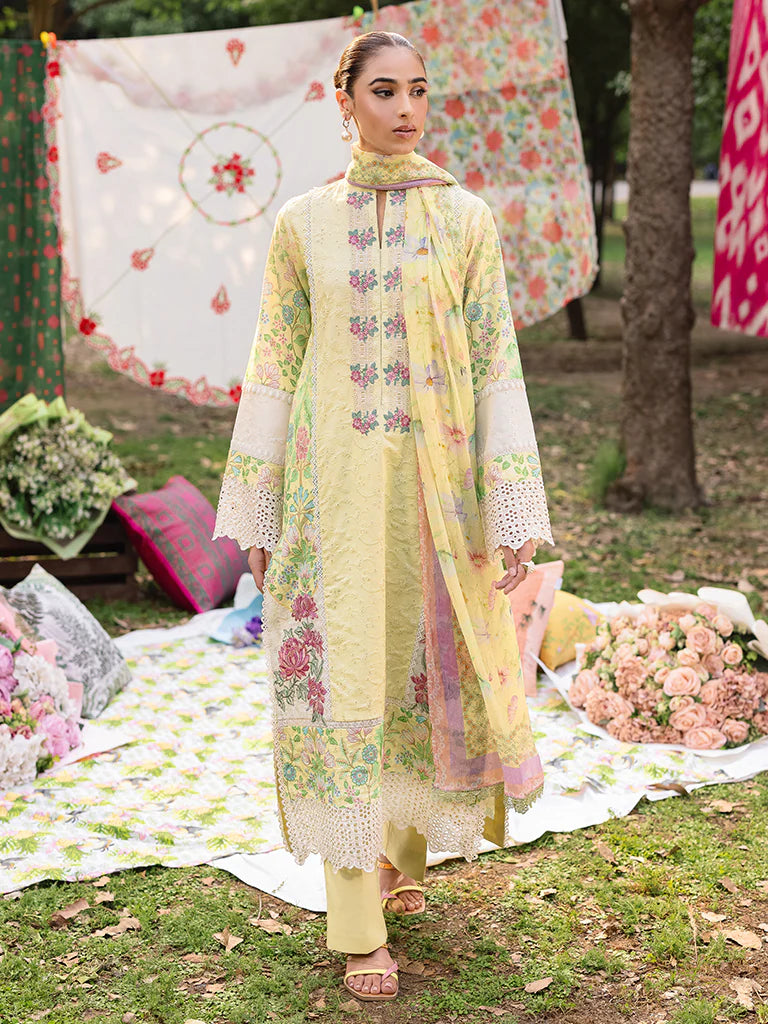 Rajbari | Schiffli Printkari Exclusive Lawn