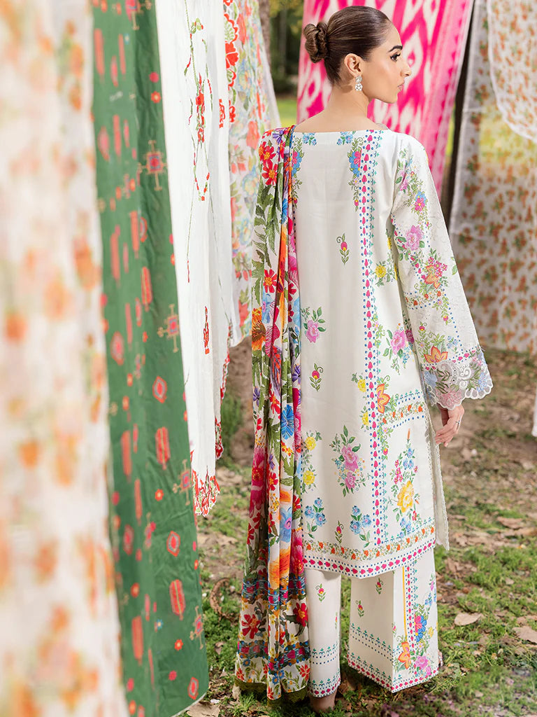 Rajbari | Schiffli Printkari Exclusive Lawn