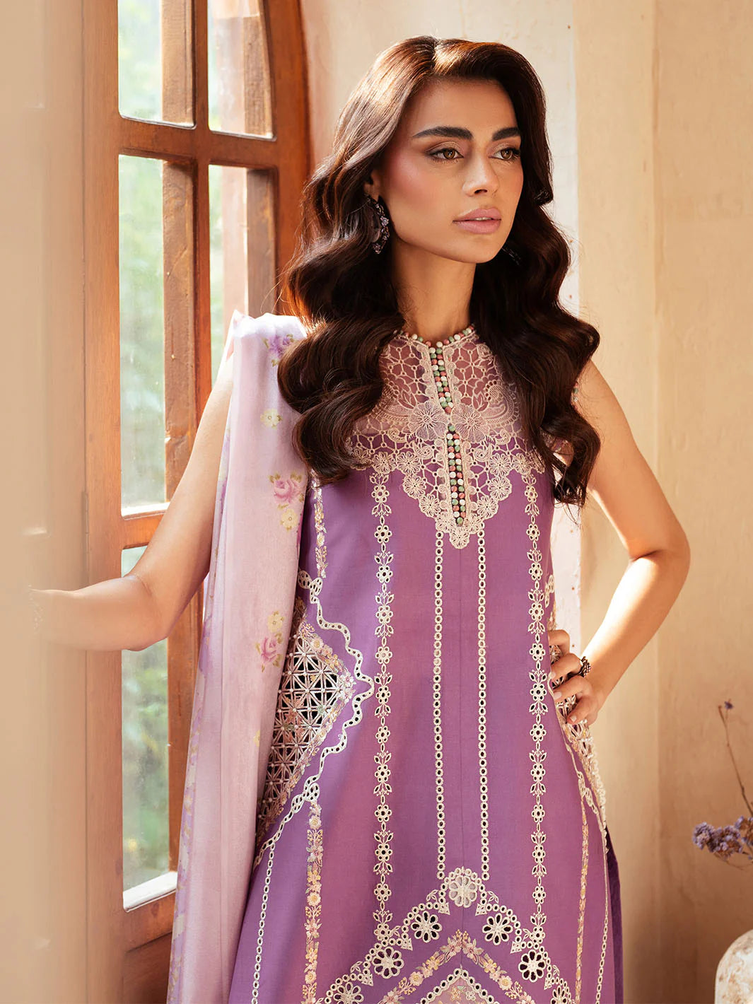 Mehroz | Bin ilyas Luxury Lawn | 3PC