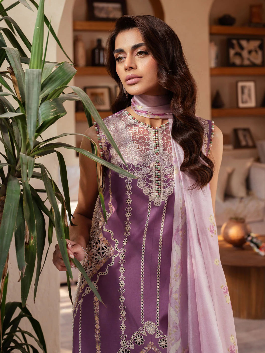 Mehroz | Bin ilyas Luxury Lawn | 3PC