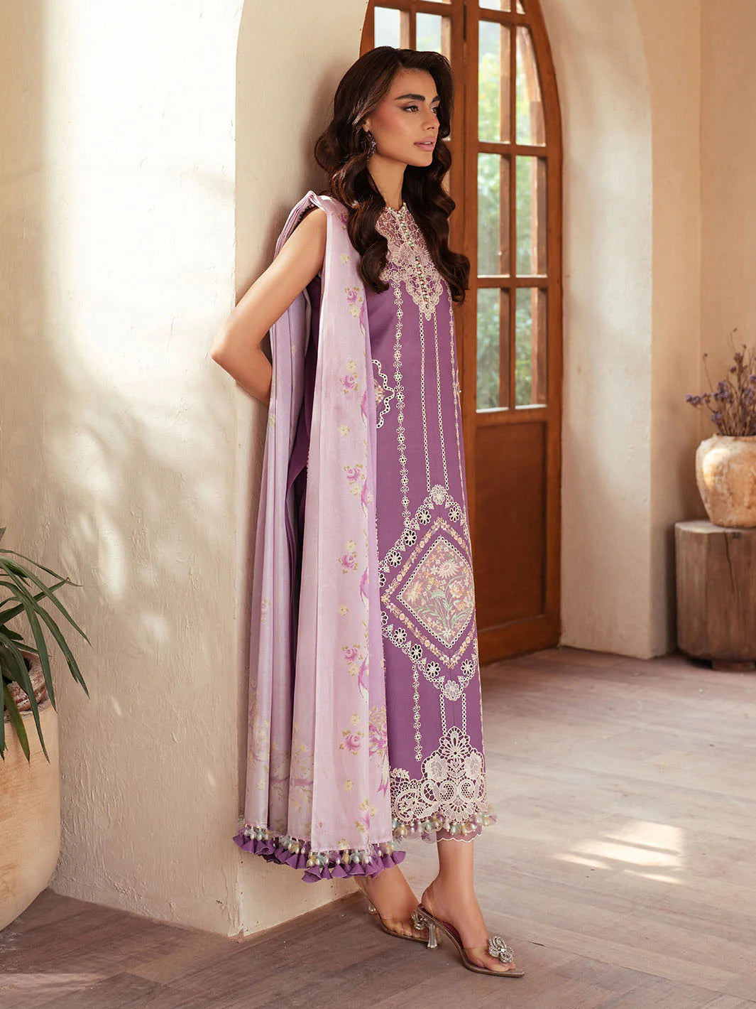 Mehroz | Bin ilyas Luxury Lawn | 3PC