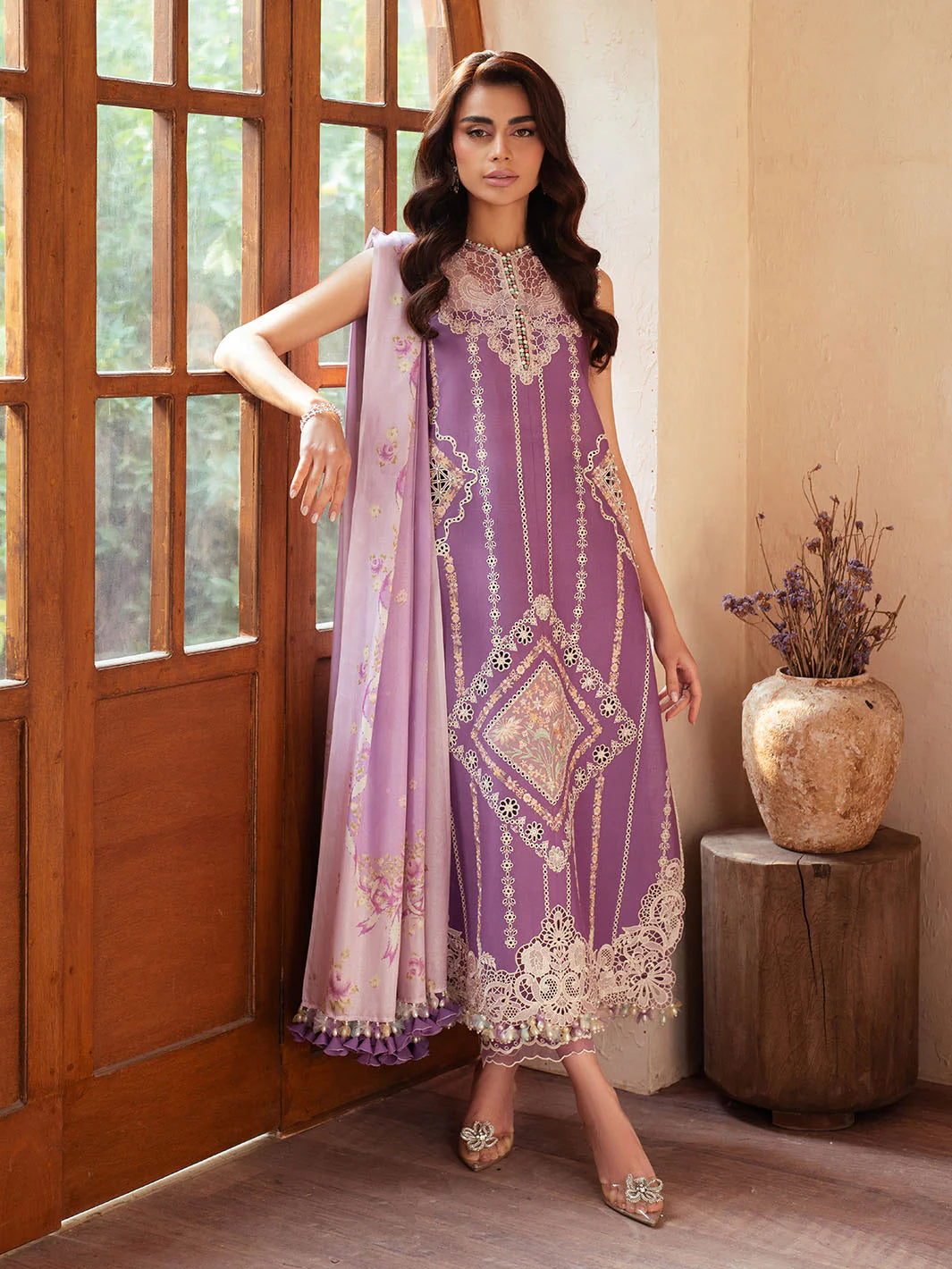 Mehroz | Bin ilyas Luxury Lawn | 3PC