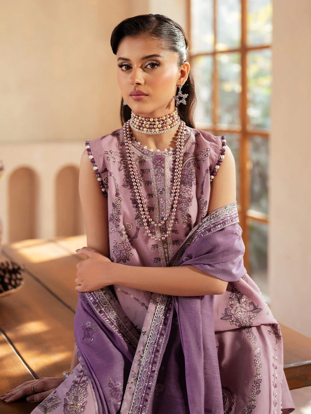 Mehroz | Bin ilyas Luxury Lawn | 3PC