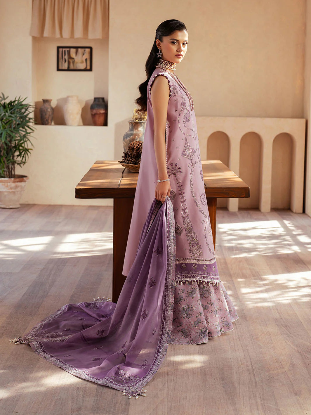 Mehroz | Bin ilyas Luxury Lawn | 3PC