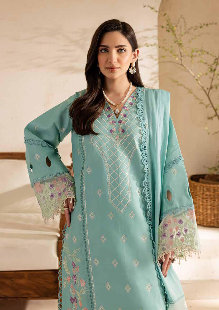 The Summer Garden | Parishay Luxury Lawn | 3 PC