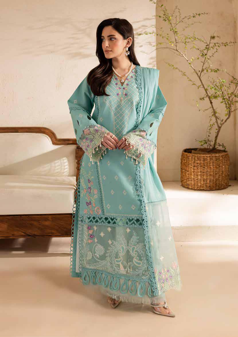 The Summer Garden | Parishay Luxury Lawn | 3 PC