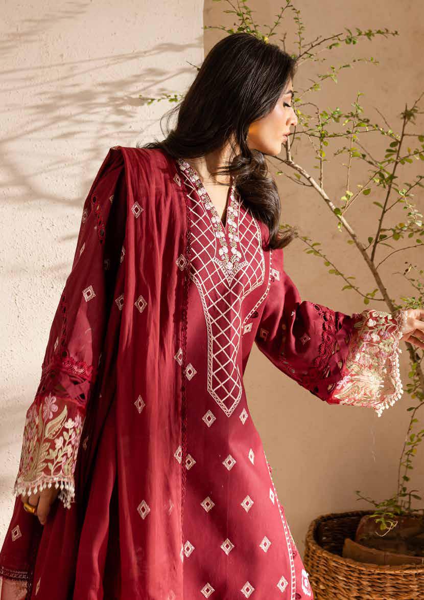 The Summer Garden | Parishay Luxury Lawn | 3 PC