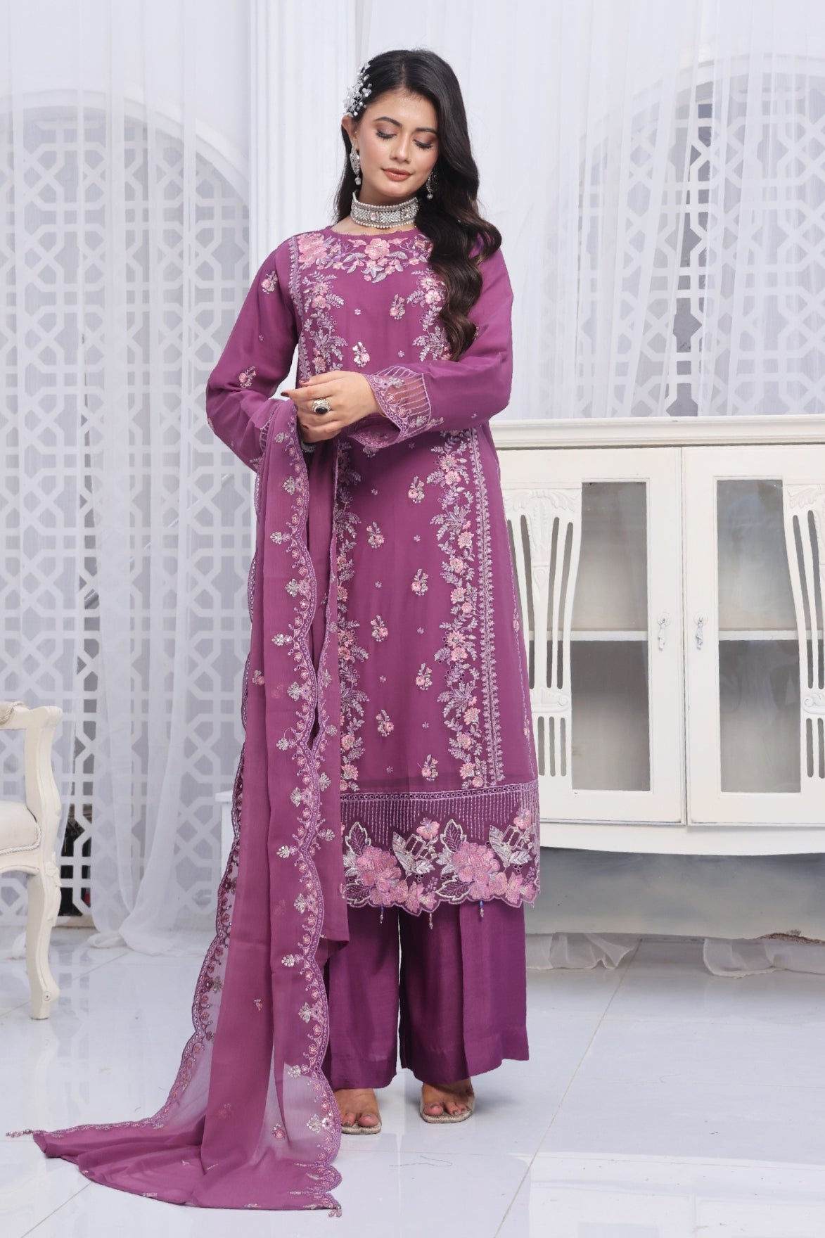 Mulberry | Chiffon | Dressline