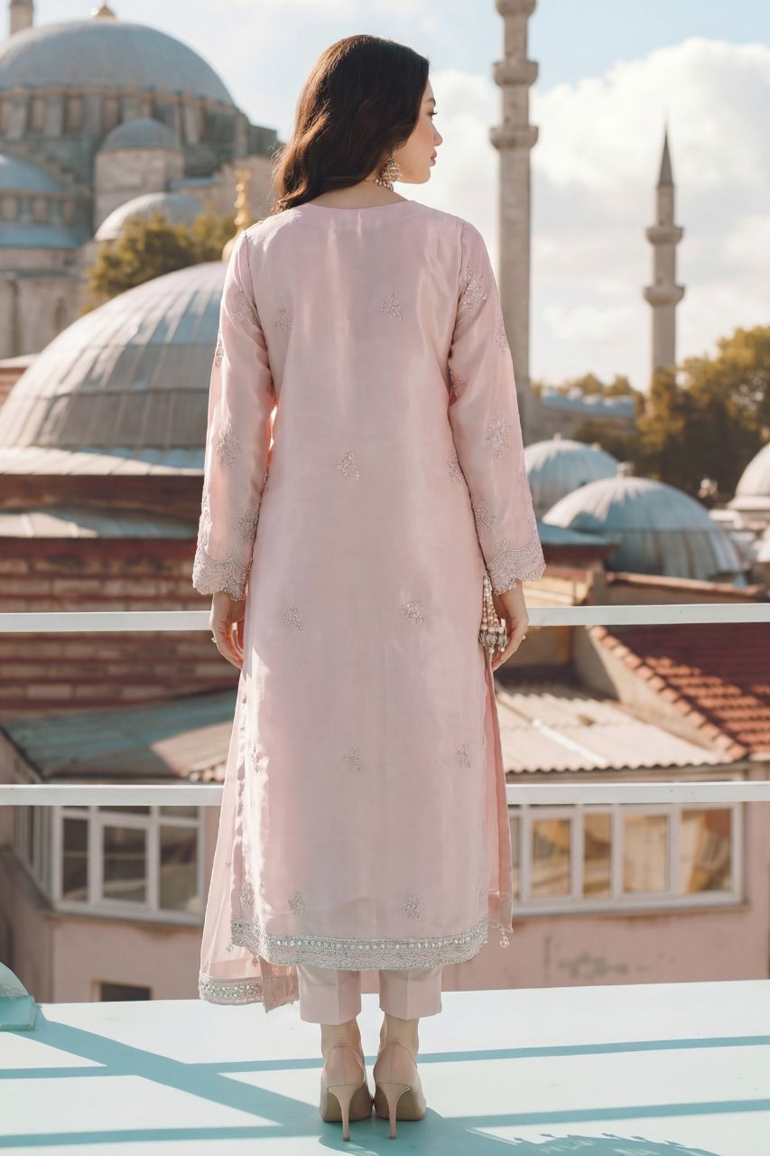 Poshak | Dressline | Emb Silk -3PC