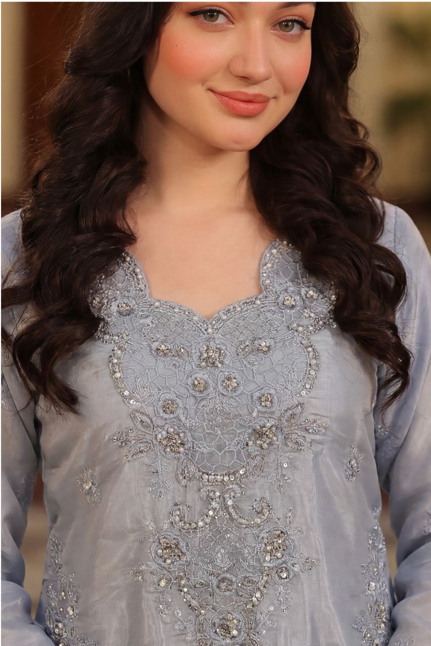 Poshak | Dressline | Emb Silk -3PC