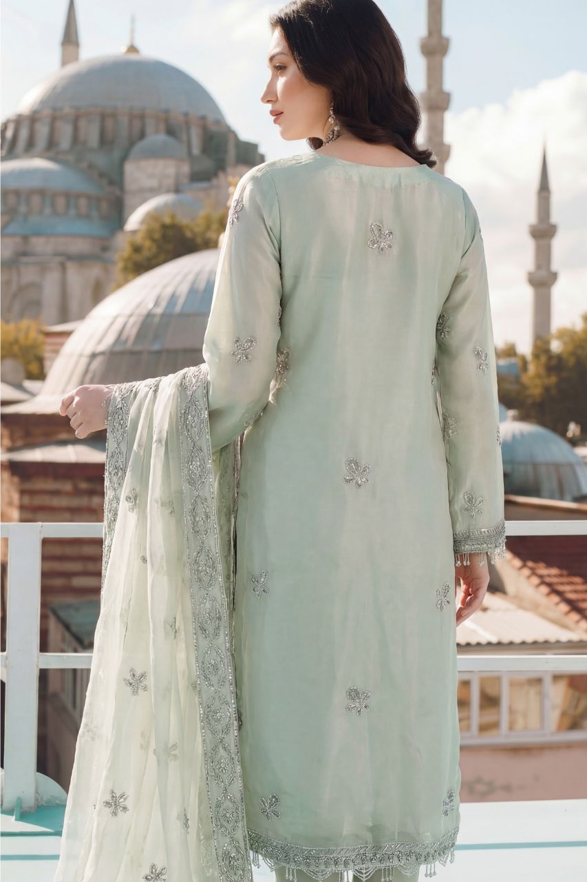 Poshak | Dressline | Emb Silk -3PC