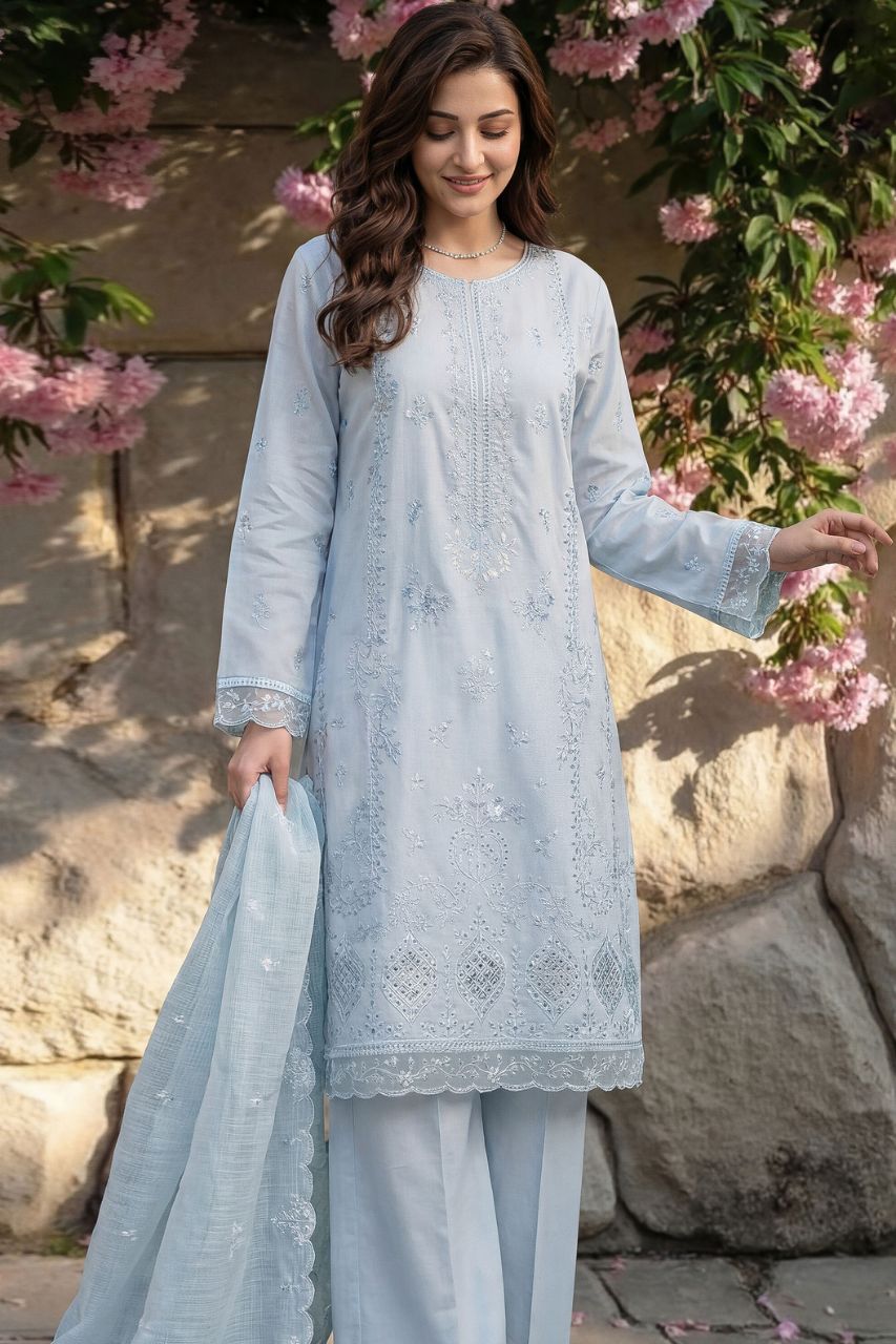Farmaish | Dressline | Semi-Stitched | Lawn