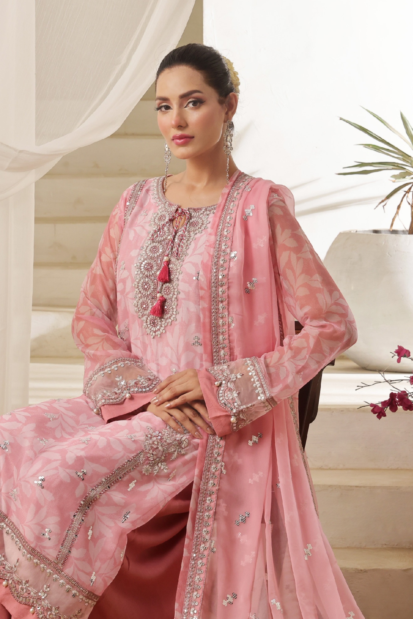 Fatima Bano | Dressline | Tesbeena | Chiffon-3PC