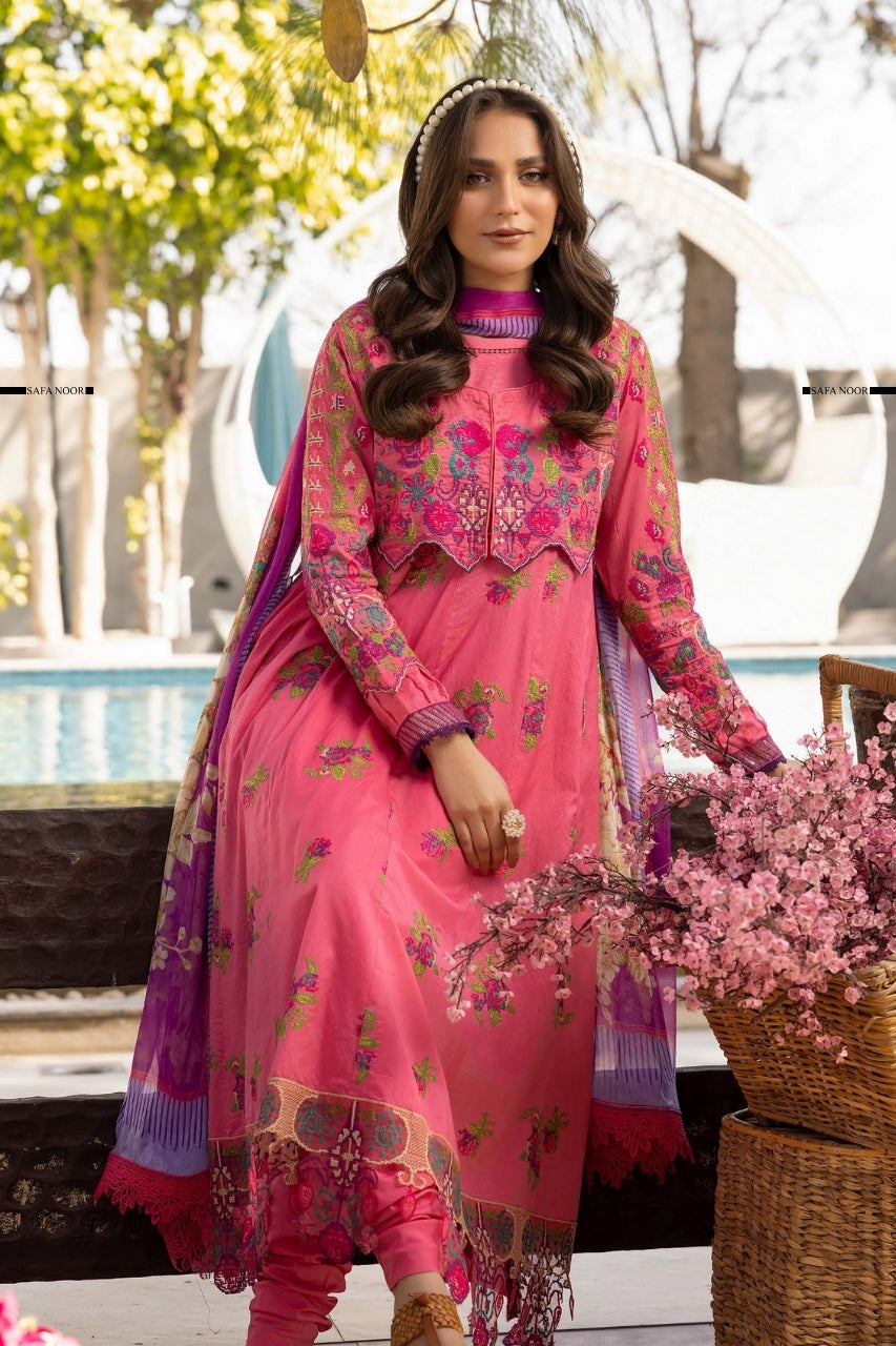 Nuri | Safa Noor Luxury Lawn | 3PC