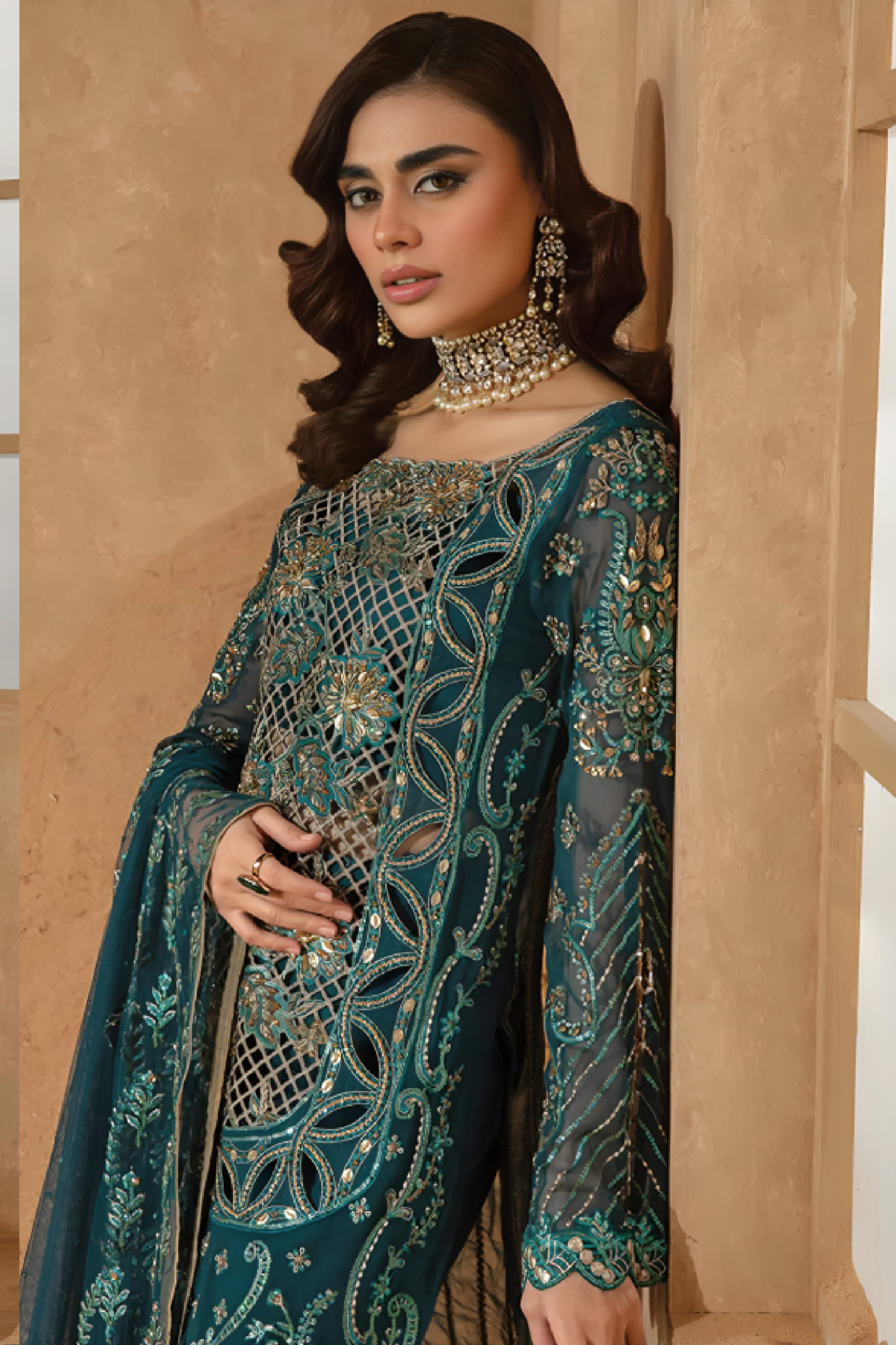Sania | Dressline | Noor Jahan | Organza-3PC