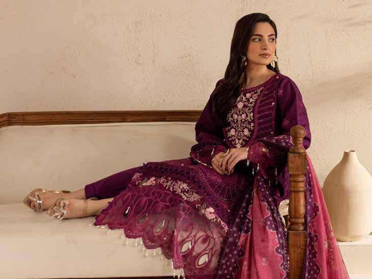 The Summer Garden | Parishay Luxury Lawn | 3 PC