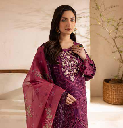 The Summer Garden | Parishay Luxury Lawn | 3 PC