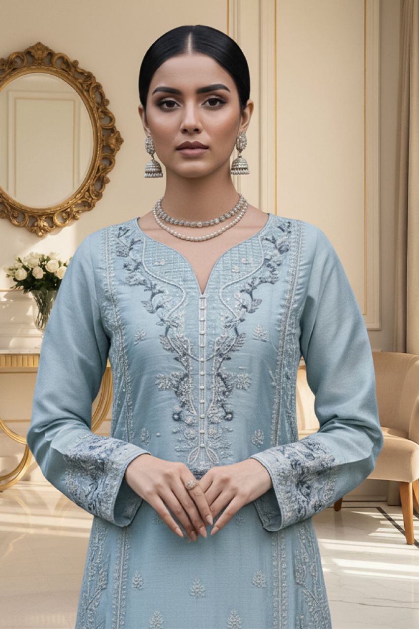 Zaib-o-Zeenat | Dressline | Farsha Sheesha Silk