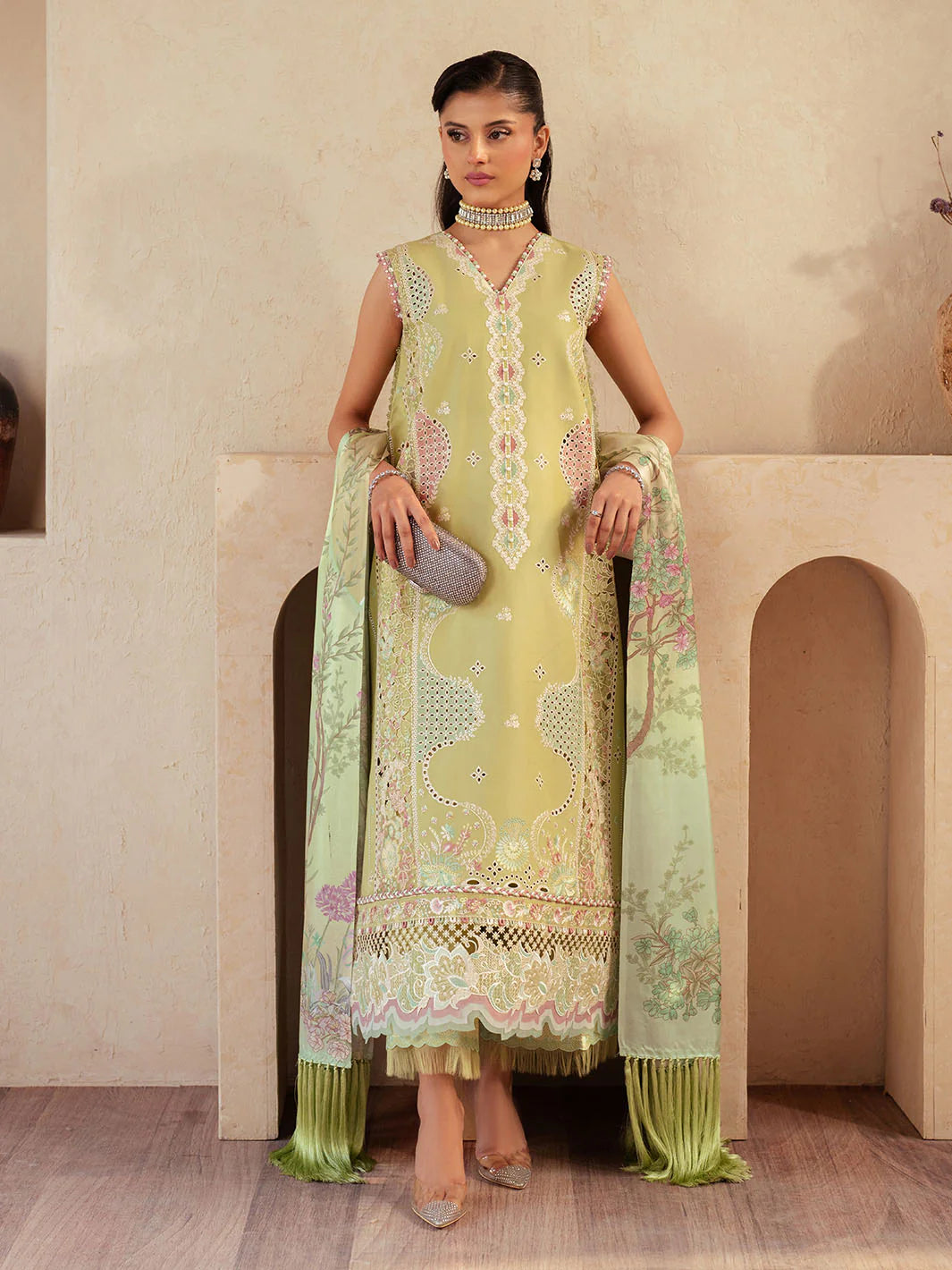 Mehroz | Bin ilyas Luxury Lawn | 3PC