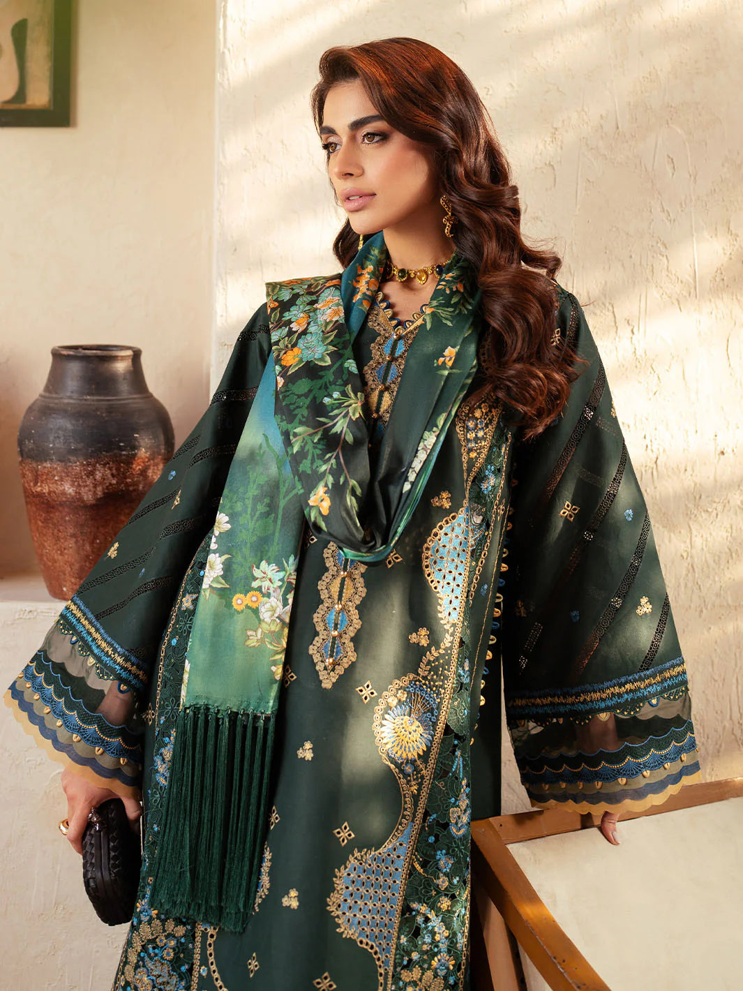 Mehroz | Bin ilyas Luxury Lawn | 3PC