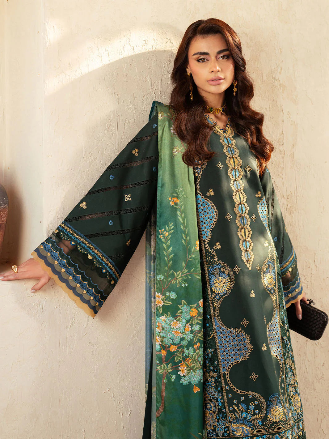 Mehroz | Bin ilyas Luxury Lawn | 3PC
