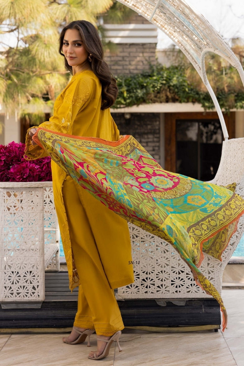 Nuri | Safa Noor Luxury Lawn | 3PC