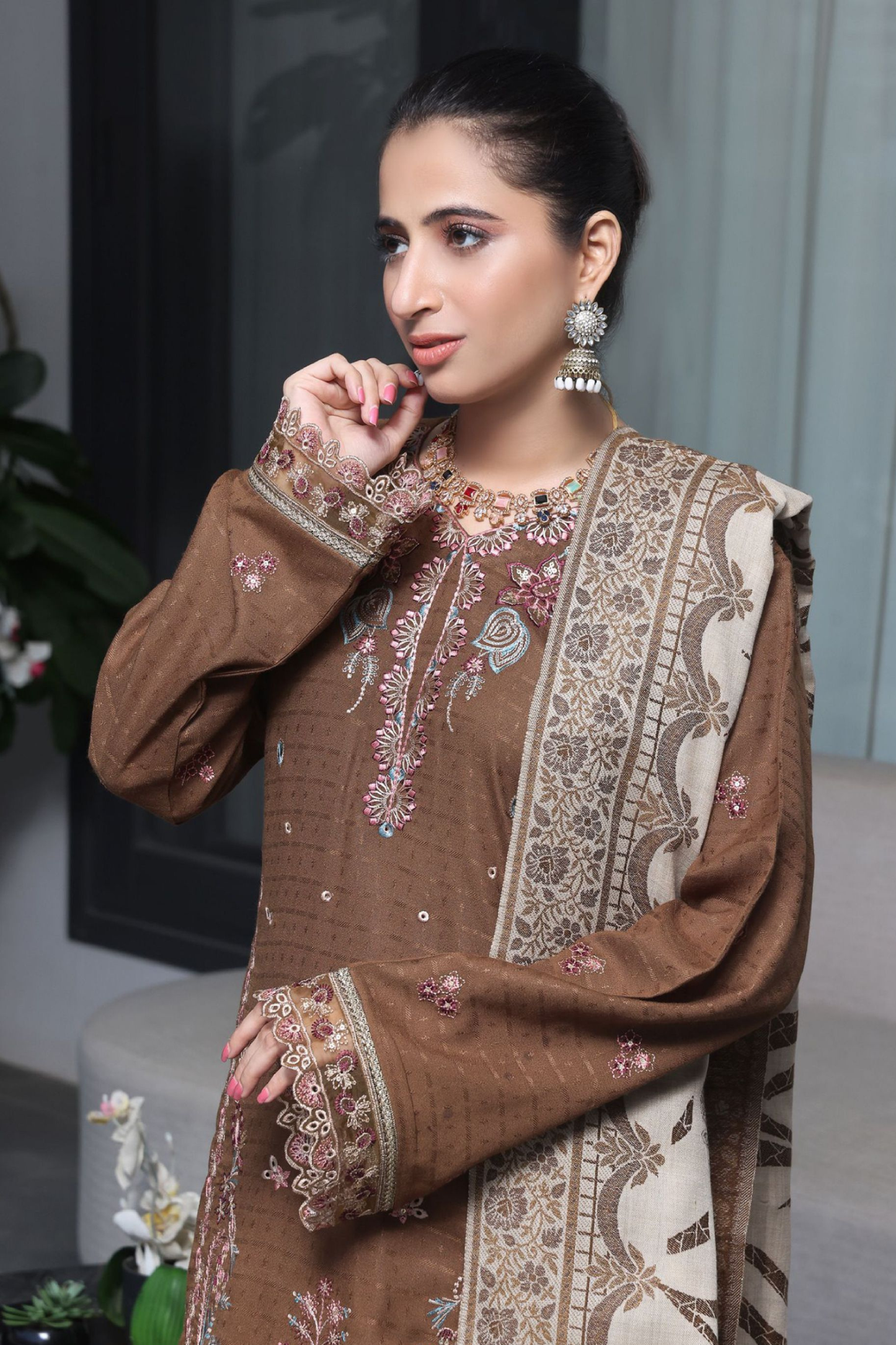 Blanca | Dressline | Emb Dhanak -3PC