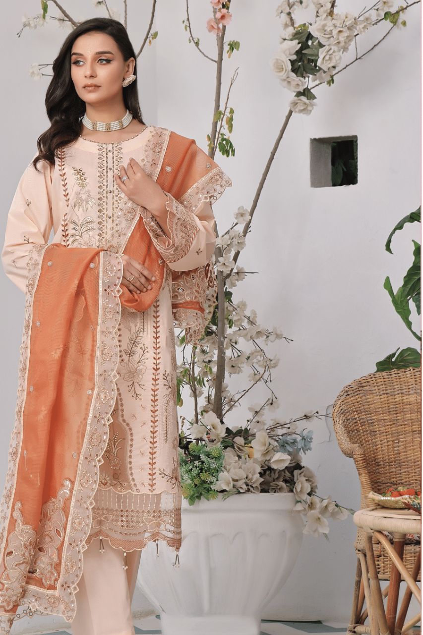 Cherie | Dressline Luxury Lawn | 3PC