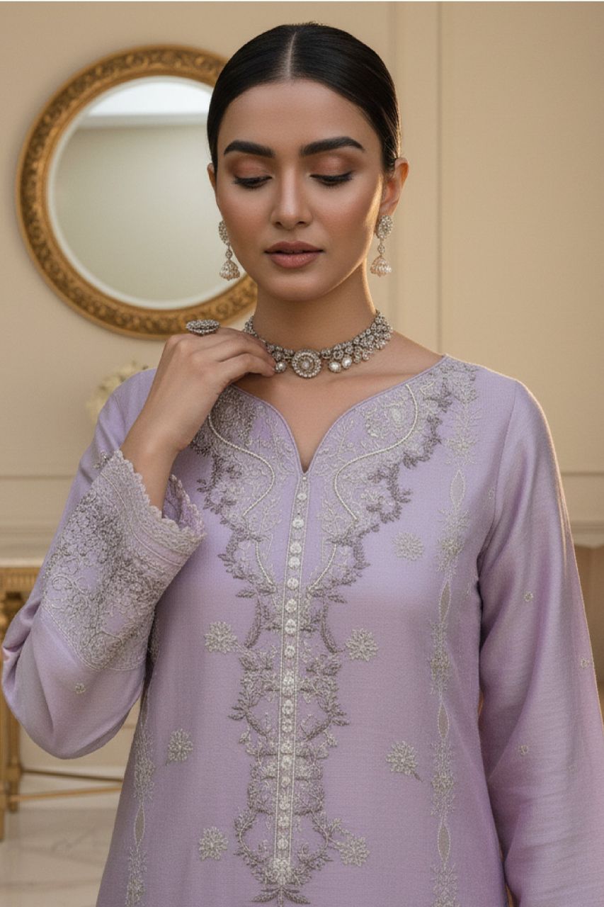 Zaib-o-Zeenat | Dressline | Farsha Sheesha Silk