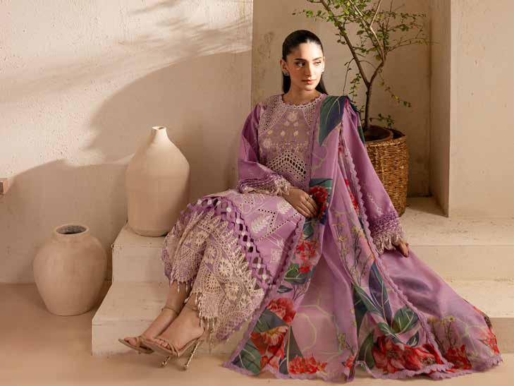The Summer Garden | Parishay Luxury Lawn | 3 PC