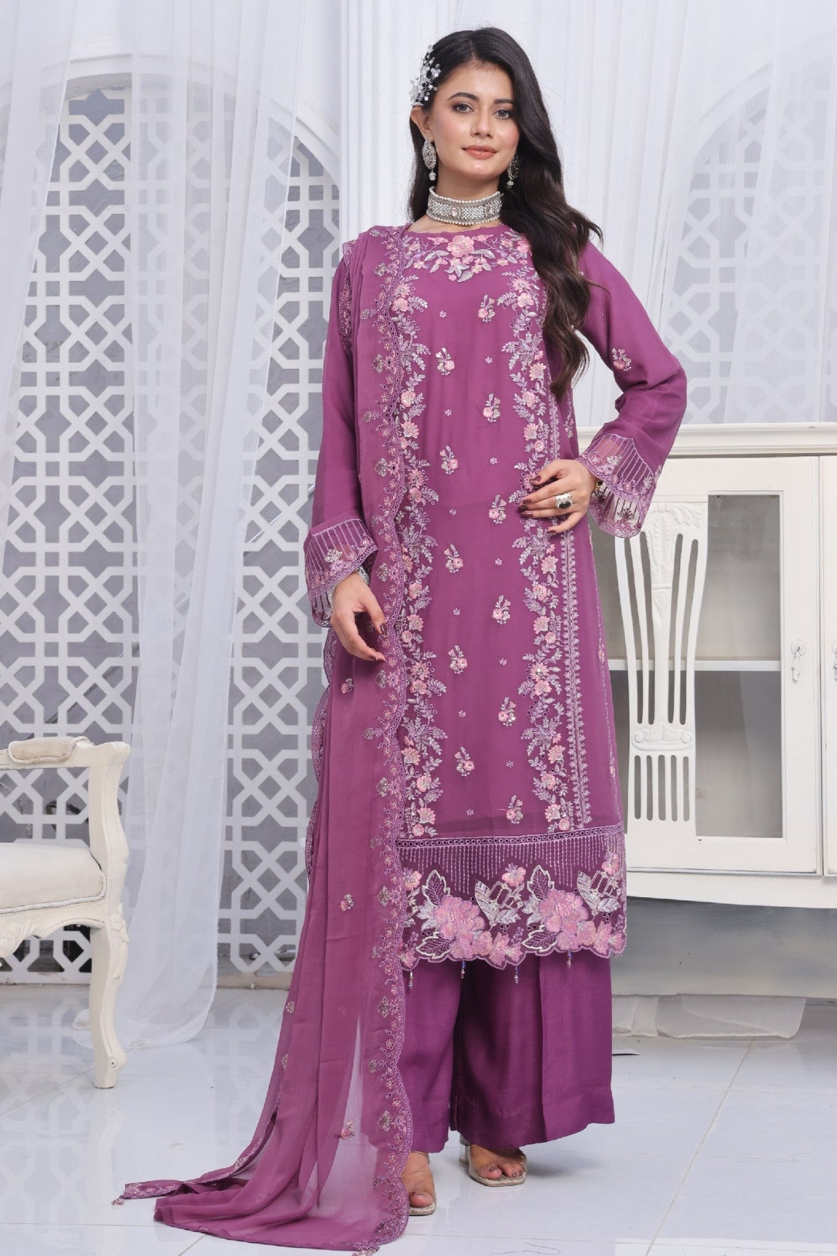 Mulberry | Chiffon | Dressline
