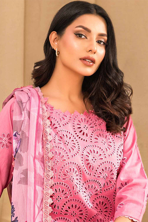 Tehzeeb | ChikanKari Luxury Lawn | 3-PC