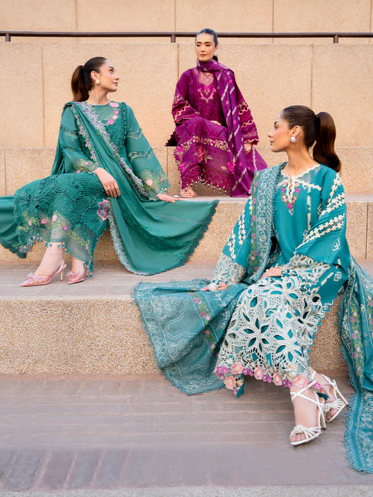 Dil-e-Raqsam | Parishay Luxury Lawn | 3PC