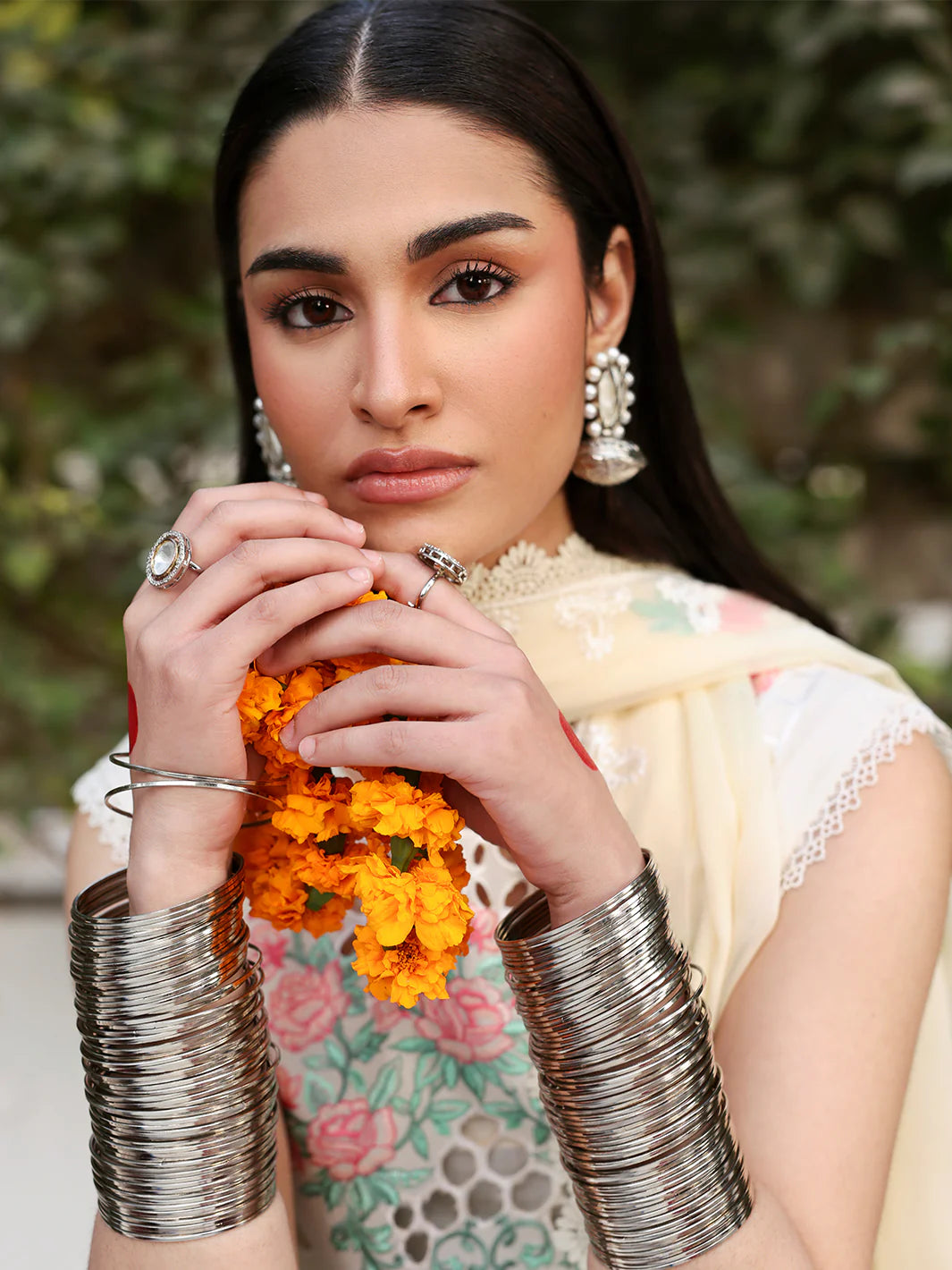 Angan | Mahnur Luxury Embroidered Lawn | 3PC