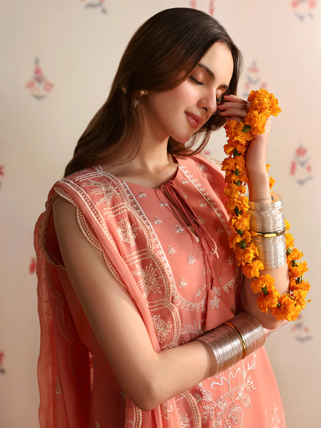 Angan | Mahnur Luxury Embroidered Lawn | 3PC