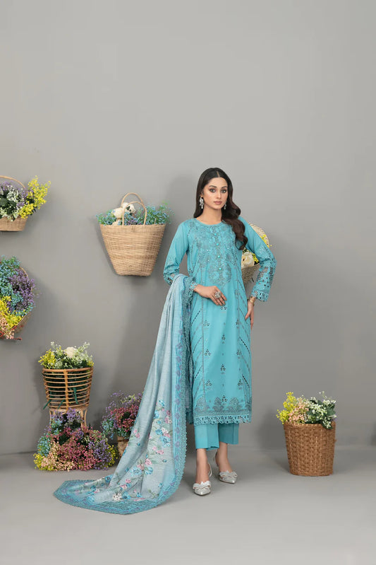 Nurgul By Tawakkal Luxury Lawn 3-PC
