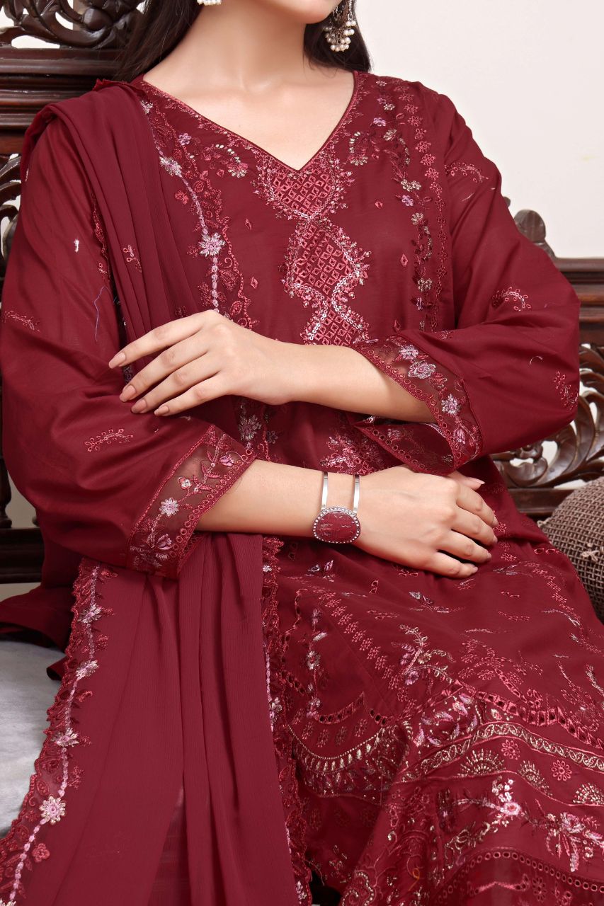 Meherma | Pak Fabrics | Chickenkari Lawn