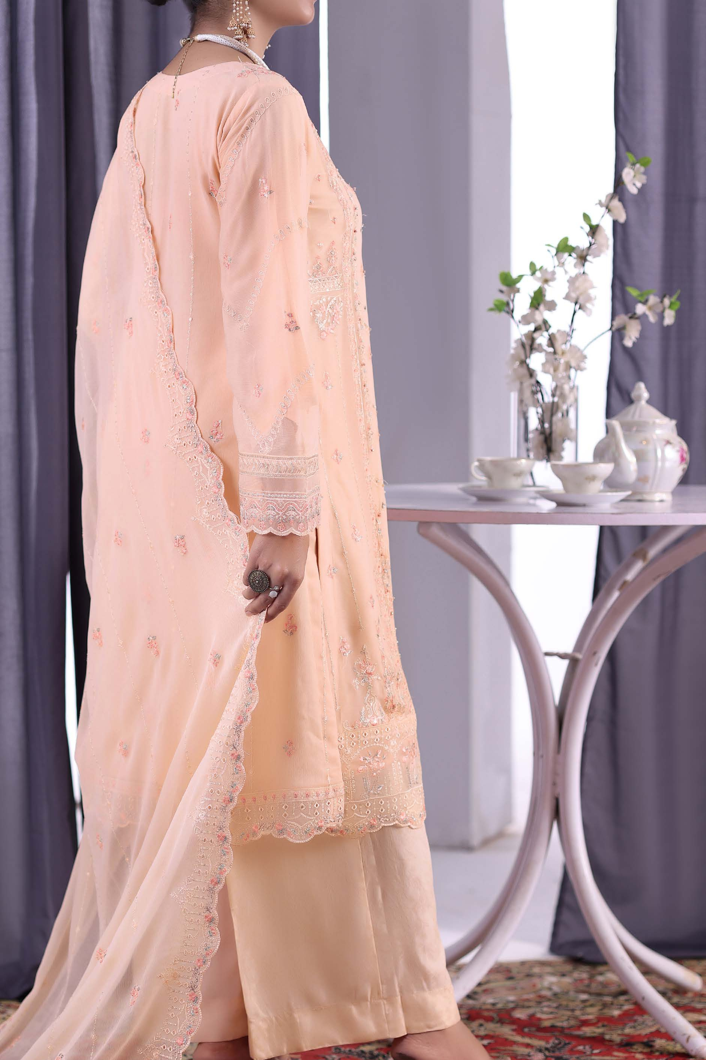 Noor Jahan | Embroidered | Chiffon