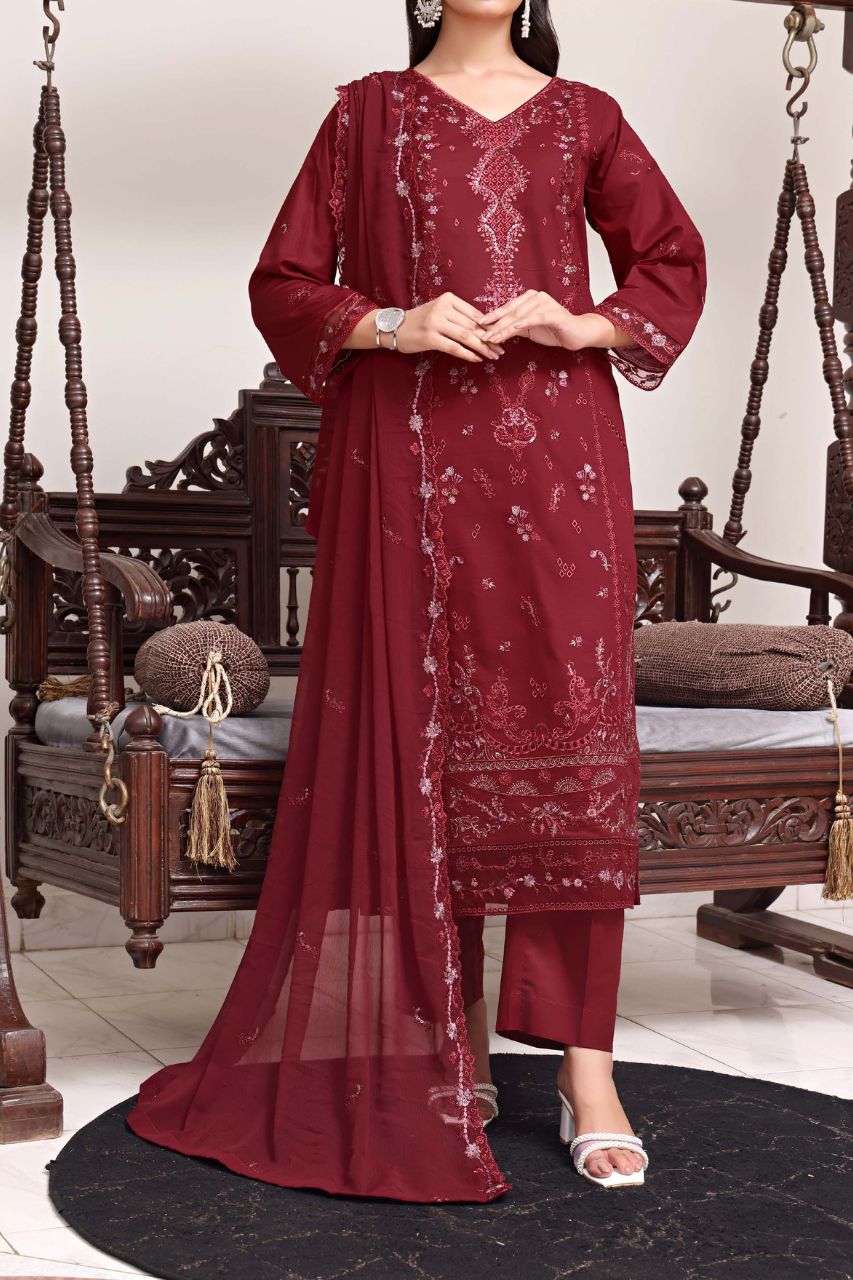 Meherma | Pak Fabrics | Chickenkari Lawn