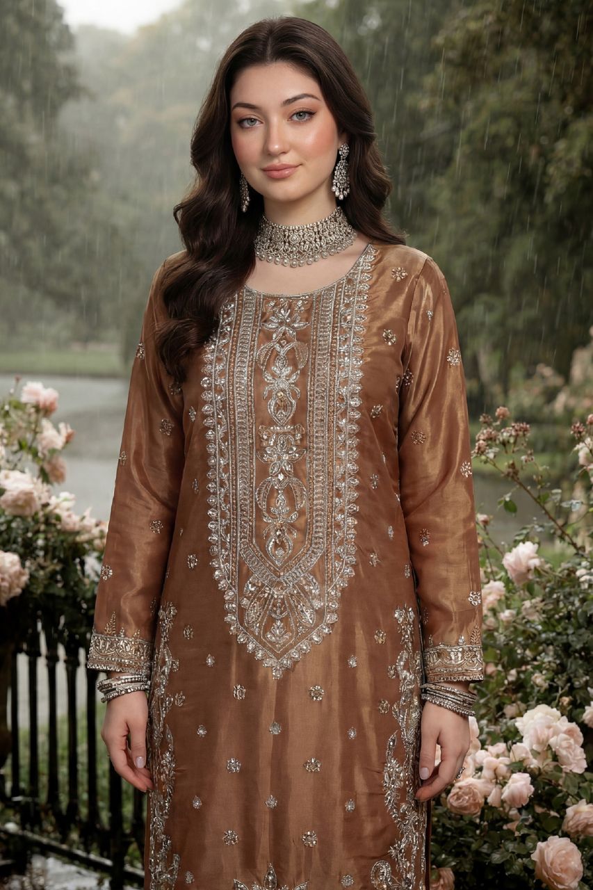 Zaib-o-Zeenat | Dressline | Ulfat - Shesha Silk